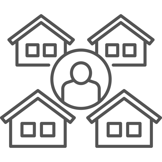 Home Owners Association Landscape Maintenance Development Icon